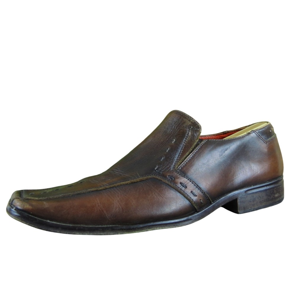 Mark Nason Men  Loafer Brown Leather Size‎ 9.5 Medium  Used 2025